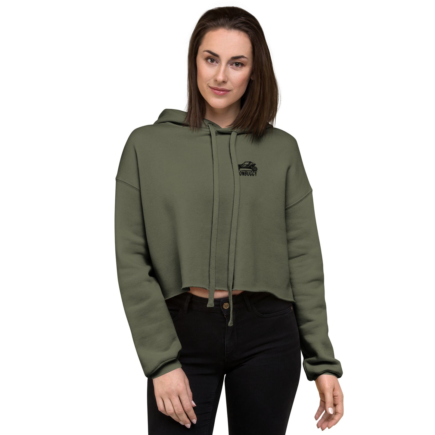 Enemy Womens Crop Hoodie