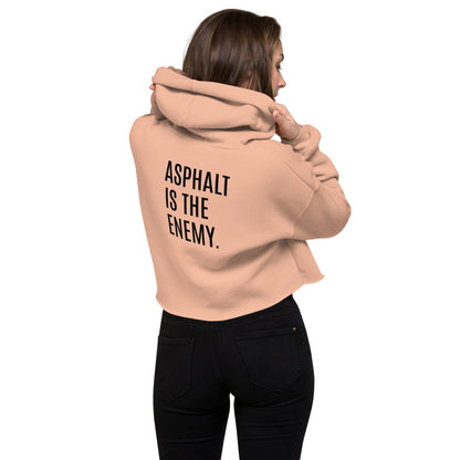 Enemy Womens Crop Hoodie